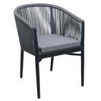 Stoel | VEGA | Aluminium Rotan/Aluminium | Grey |, Verzenden, Nieuw in verpakking