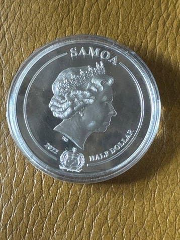 Samoa. 1/2 Dollar 2022 Herr der Ringe - Sam, 1 Oz (.999)