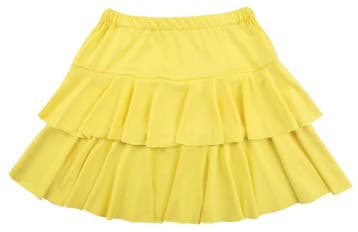 Gele Minirok Ruches, Verzenden, Nieuw