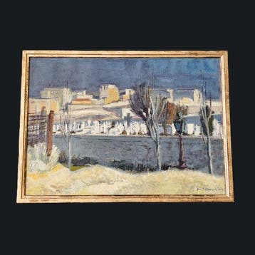 Bob Buys (1912–1970) - Vue cote de Saint-Tropez avec