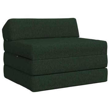 vidaXL Vouwbare Sofa Bed Donkergroen 200 x 70 x 10 cm Stof, Huis en Inrichting, Zetels | Zetels, Verzenden, Nieuw