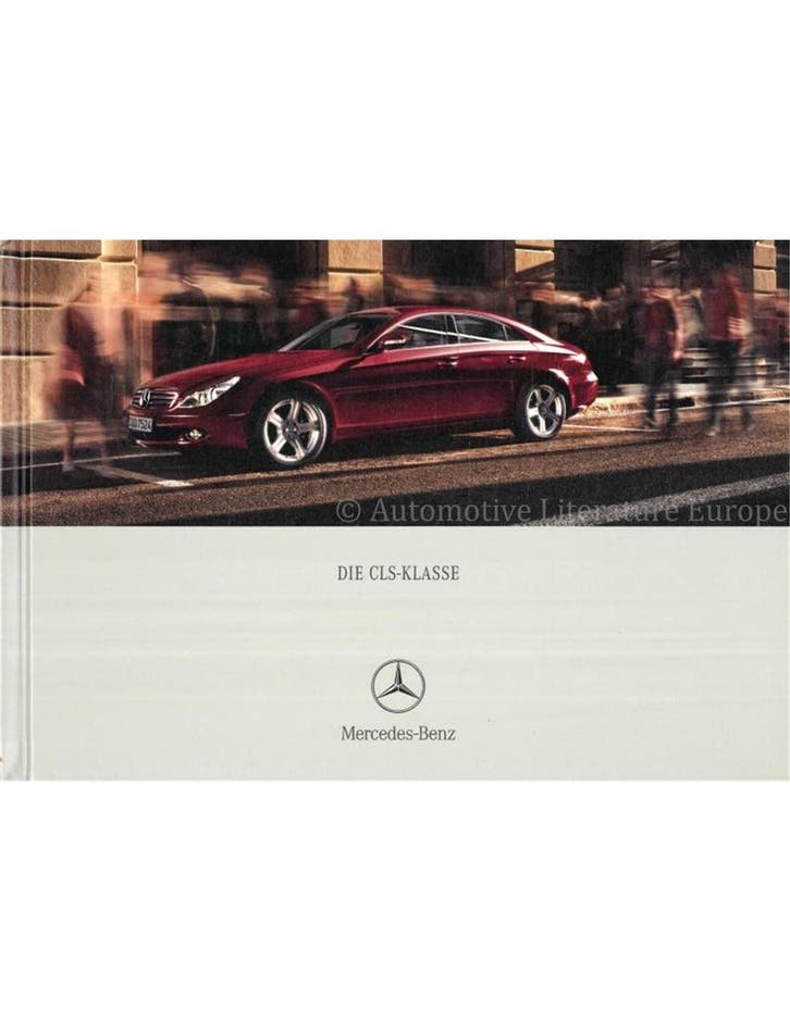 2006 MERCEDES BENZ CLS HARDCOVER BROCHURE DUITS, Livres, Autos | Brochures & Magazines
