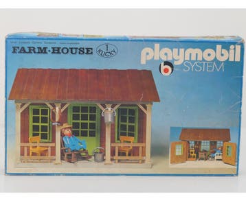 Playmobil 3427 Western Farm House bijna compleet OVP #9947, Ophalen of Verzenden, Gebruikt
