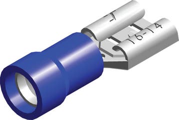 Conex Blauwe PVC Spade Connector 1.5-2.5mm² 100pc Doos -, Verzenden, Nieuw