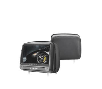 Appui-Tête Multimédia Dvd 9  Pouces Couleur Tactile En Noir, Verzenden, Nieuw