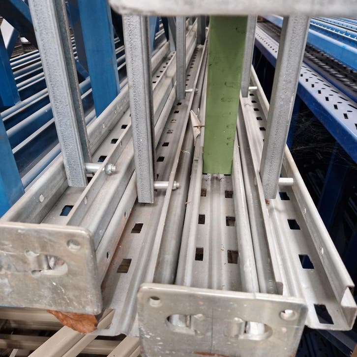Ssi schafer palletstelling staander 3000x1100x90 gebruikt, Articles professionnels, Aménagement de Bureau & Magasin | Entrepôt, Rayonnage & Stockage