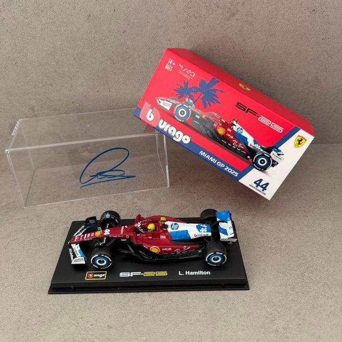 Ferrari - Miami GP 2025 - Lewis Hamilton - 2026 - Schaal, Verzamelen, Automerken, Motoren en Formule 1