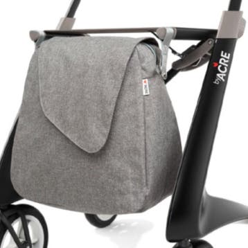 By ACRE CARBON rollator weekendtas - grijs, Ophalen of Verzenden