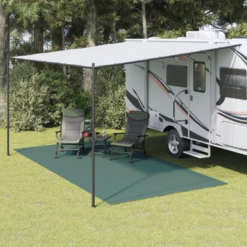 vidaXL Tenttapijt 5x2,5 m groen, Caravans en Kamperen, Verzenden, Nieuw