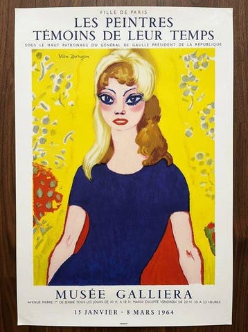 Kees van Dongen - Brigitte Bardot - Jaren 1960, Antiek en Kunst