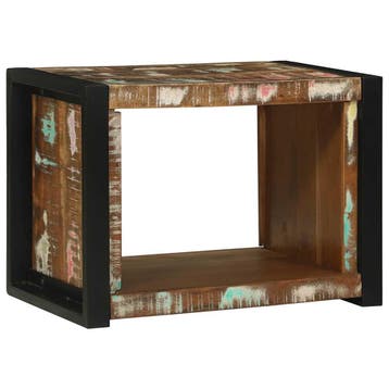 vidaXL Wandkubus Bruin 55 x 35 x 40 cm Massief Gerecycleerd, Verzenden