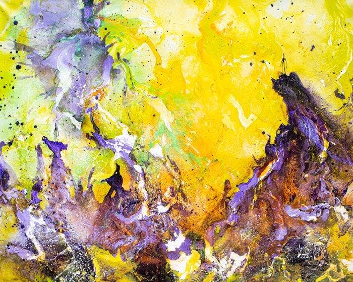 RAM - Time Keepers - XXL size, Antiek en Kunst, Kunst | Schilderijen | Modern