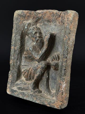 Gandhara Steen sculptuur - 15 cm