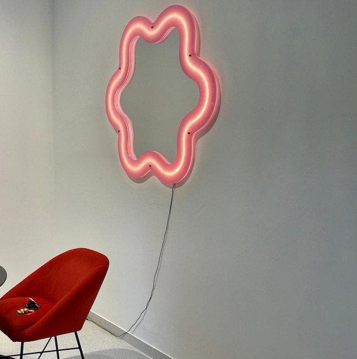Seletti - Brigolin Baschera - Lamp - Supercurve Mirror, Antiek en Kunst, Curiosa en Brocante