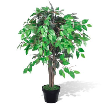 vidaXL Kunst vijgenboom met pot 90 cm, Verzenden, Nieuw
