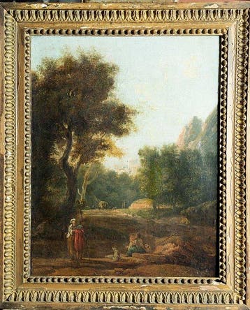 Hubert Robert (1733-1808), Kring van - Paesaggio, Antiquités & Art