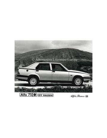 1987 ALFA ROMEO 75 QV V6 INIEZIONE PERSFOTO
