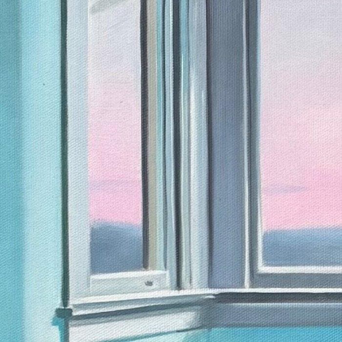 Charlie - Matin Rose, Antiquités & Art, Art | Peinture | Moderne