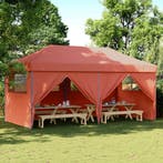 vidaXL Partytent Terracotta 292 x 580 x 315 cm Oxford Stof, Verzenden, Nieuw