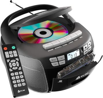 KLIM Stereo Boombox | -34% op retour deal | Snelle beslisser, Overige merken, Verzenden, Draagbaar, Zo goed als nieuw