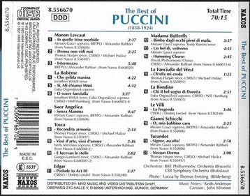 Puccini - The Best Of Puccini, Verzenden