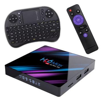 H96 Max 4K TV Box Mediaspeler Android Kodi - 4GB RAM - 64GB, Verzenden