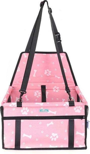 Hondenmand auto - Autostoel hond - 40x35x45 - Roze - Nobleza, Verzenden, Nieuw