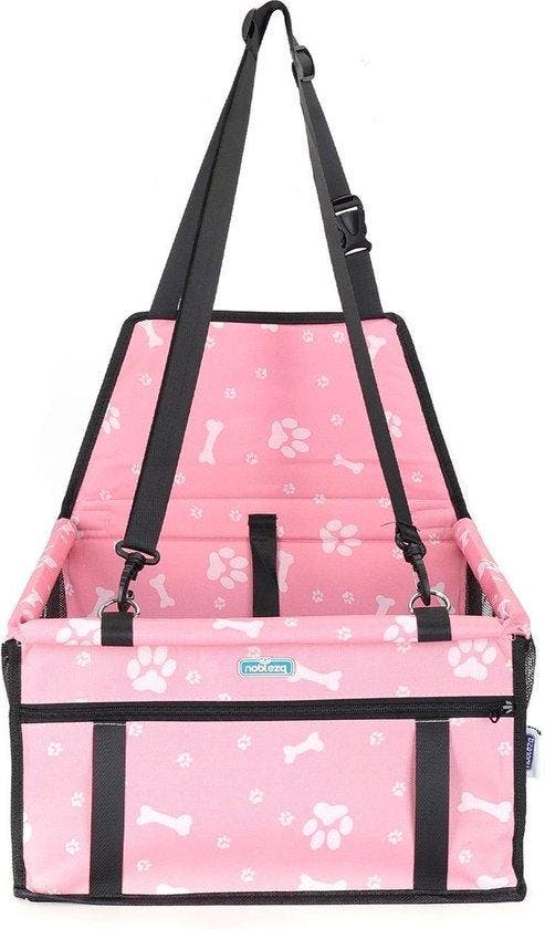 Hondenmand auto - Autostoel hond - 40x35x45 - Roze - Nobleza, Dieren en Toebehoren, Hondenhokken, Nieuw, Verzenden