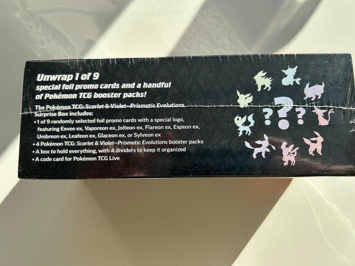 Pokémon - 1 Box - Prismatic Evolutions Surprise Box -, Hobby en Vrije tijd, Verzamelkaartspellen | Pokémon