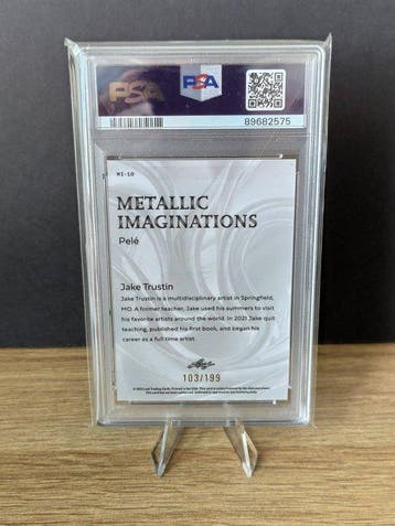 2023 Leaf Metallic Imaginations - Pelé /199 - PSA Graded, Nieuw