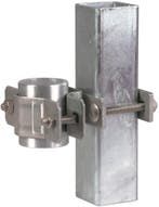 Dehn Roestvrij Staal Rail Klem Voor D50mm Buizen En D50x50mm, Doe-het-zelf en Bouw, Verzenden, Nieuw