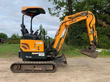 Hyundai Robex 17z-9A 2019 Minigraver, Zakelijke goederen, Graafmachine