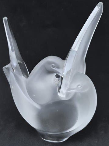 Lalique - Marc Lalique - Vase avec couvercle - Sylvie -, Antiek en Kunst