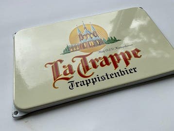 La Trappe Trappistenbier - Reclamebord - Emaille