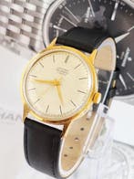 Junghans - Trilastic 17 Jewels 20 Mikron vergoldet cal J93S1, Bijoux, Sacs & Beauté