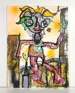 Paul Kostabi (1962) - Sam I Am, Antiek en Kunst, Kunst | Schilderijen | Modern