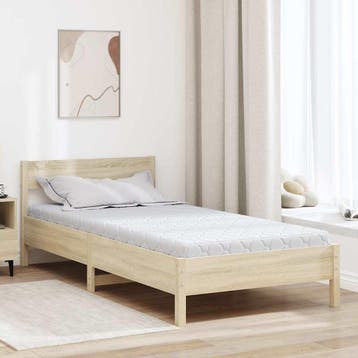 vidaXL Matras Wit 100 x 200 cm Jacquard stof, Huis en Inrichting, Verzenden, Nieuw