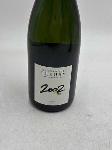 2002 Fleury, millésimé - Champagne Brut - 1 Bouteilles (0,75, Verzamelen, Nieuw