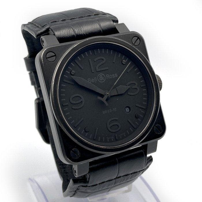 Bell & Ross - BR 03 - Phantom Matte Black - Heren -, Bijoux, Sacs & Beauté, Montres | Hommes