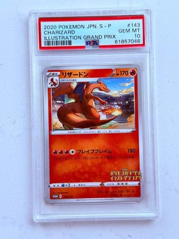 Pokémon - 1 Graded card - Dracaufeu #143 Carte promo, Carte