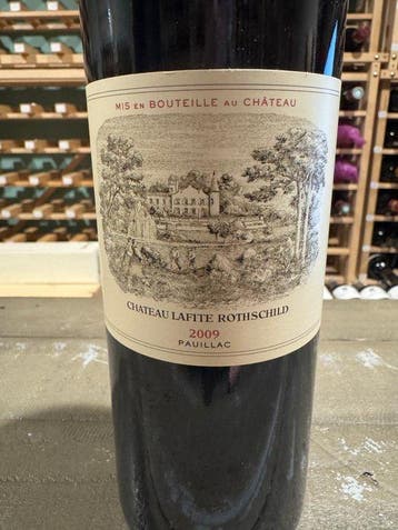 2009 Chateau Lafite Rothschild - Bordeaux, Pauillac 1er, Verzamelen, Wijnen, Nieuw