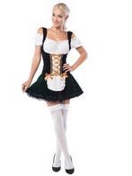 Dirndl Jurk Oktoberfest Gouden Strikken, Verzenden, Nieuw