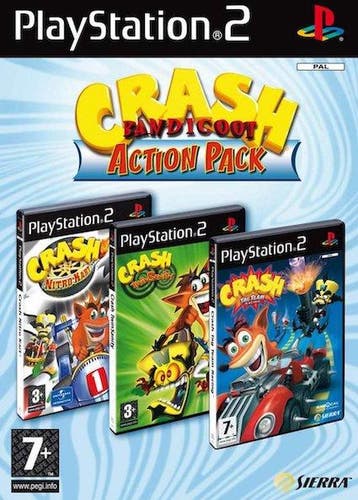 Crash Bandicoot Action Pack (PS2 Games), Games en Spelcomputers, Games | Sony PlayStation 2, Ophalen of Verzenden, Zo goed als nieuw