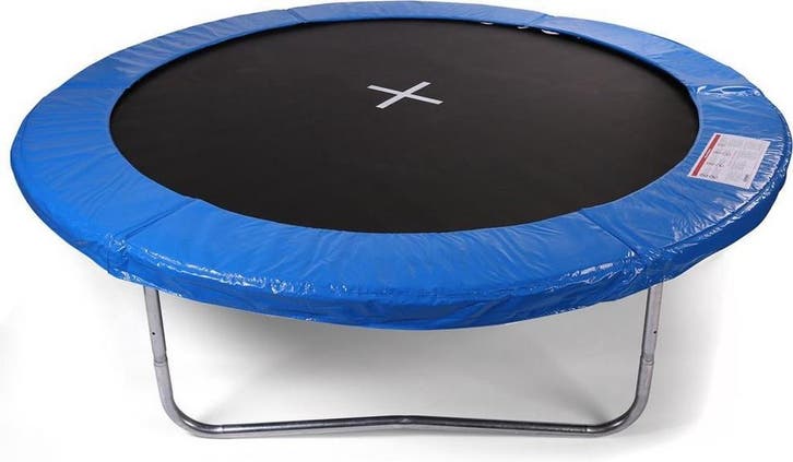Randafdekking trampoline - zwart / blauw - diameter Ø244 cm, Kinderen en Baby's, Speelgoed | Buiten | Trampolines, Verzenden
