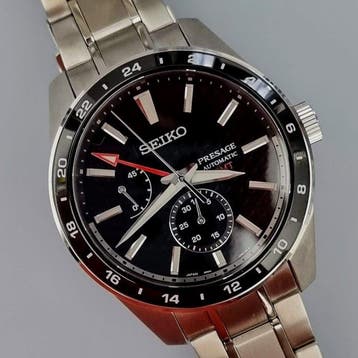 Seiko - Presage Sharp Edged GMT - SPB221J1 - Heren - 2020+, Handtassen en Accessoires, Horloges | Heren, Nieuw