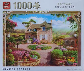 King Summer Cottage Puzzel 1000 Stukjes, Hobby en Vrije tijd, Verzenden, Nieuw