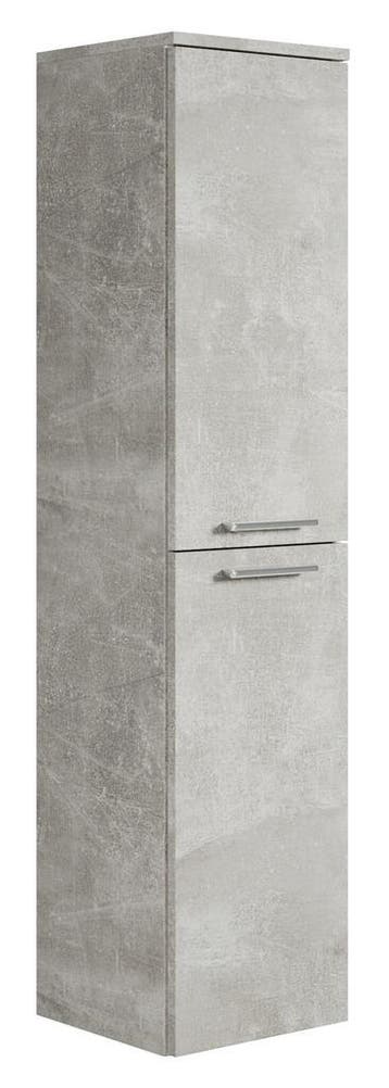 Badkamerkast Saturnus 35 x 35 x 130 cm Beton Grijs Kolomkast, Verzenden