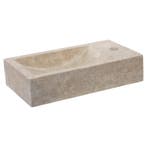 Fontein Differnz Hura L Marmer 40x22x9 Cm Crème, Doe-het-zelf en Bouw, Ophalen of Verzenden, Nieuw, Overige typen