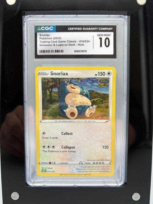 Pokémon Graded card - Snorlax - CGC 10 - Sword & Shield, Hobby & Loisirs créatifs, Jeux de cartes à collectionner | Pokémon