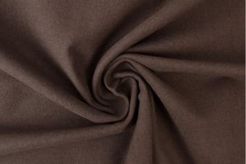 10 meter molton stof - Bruin, Bruin, Verzenden, 120 cm of meer, Katoen